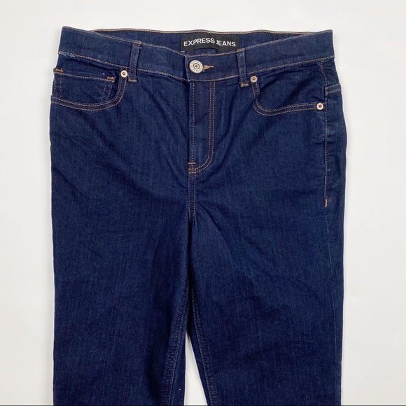 EXPRESS JEANS Dark Wash High Rise Legging Jeans - Picture 3 of 6